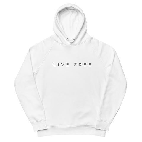 LIVE FREE® - Unisex Organic Pullover Hoodie